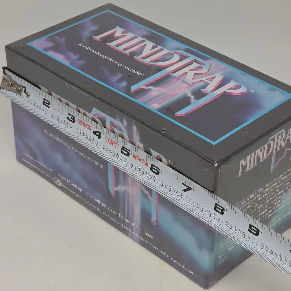 Mindtrap Game - Original 1991 Vintage Family Card Game Sealed